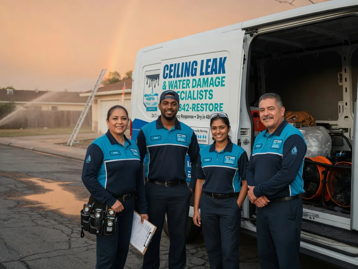 Ceiling Leak Cleanup company in Browerville, MN