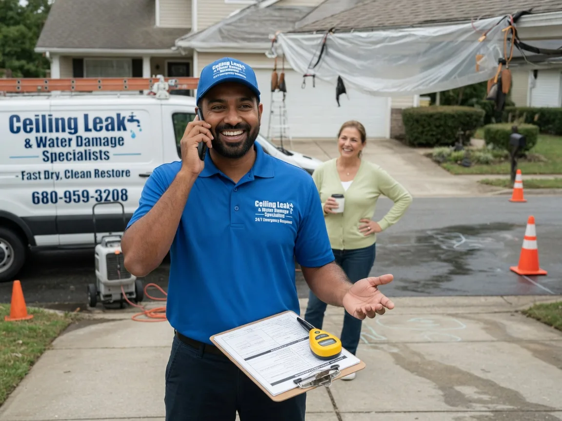 Ceiling Leak Cleanup Browerville, MN FAQs